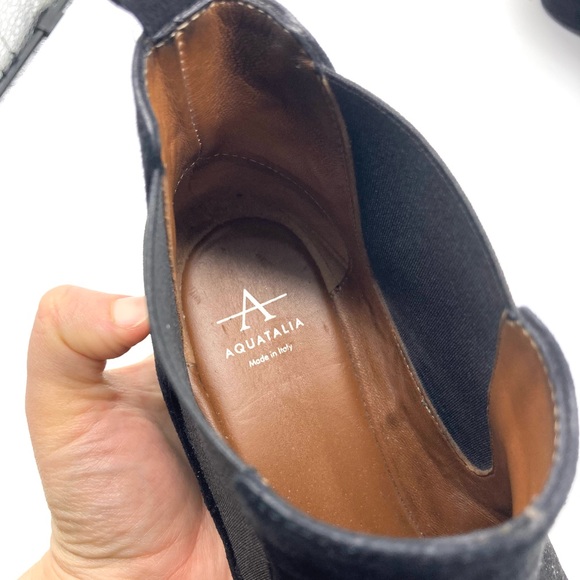 Aquatalia Veronica Chelsea Waterproof Wedge Boots - Picture 10 of 13